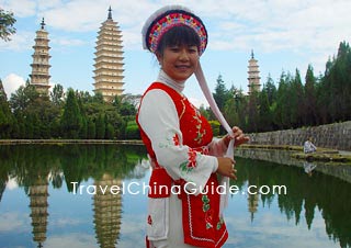 A Girl of Bai Ethnic Group